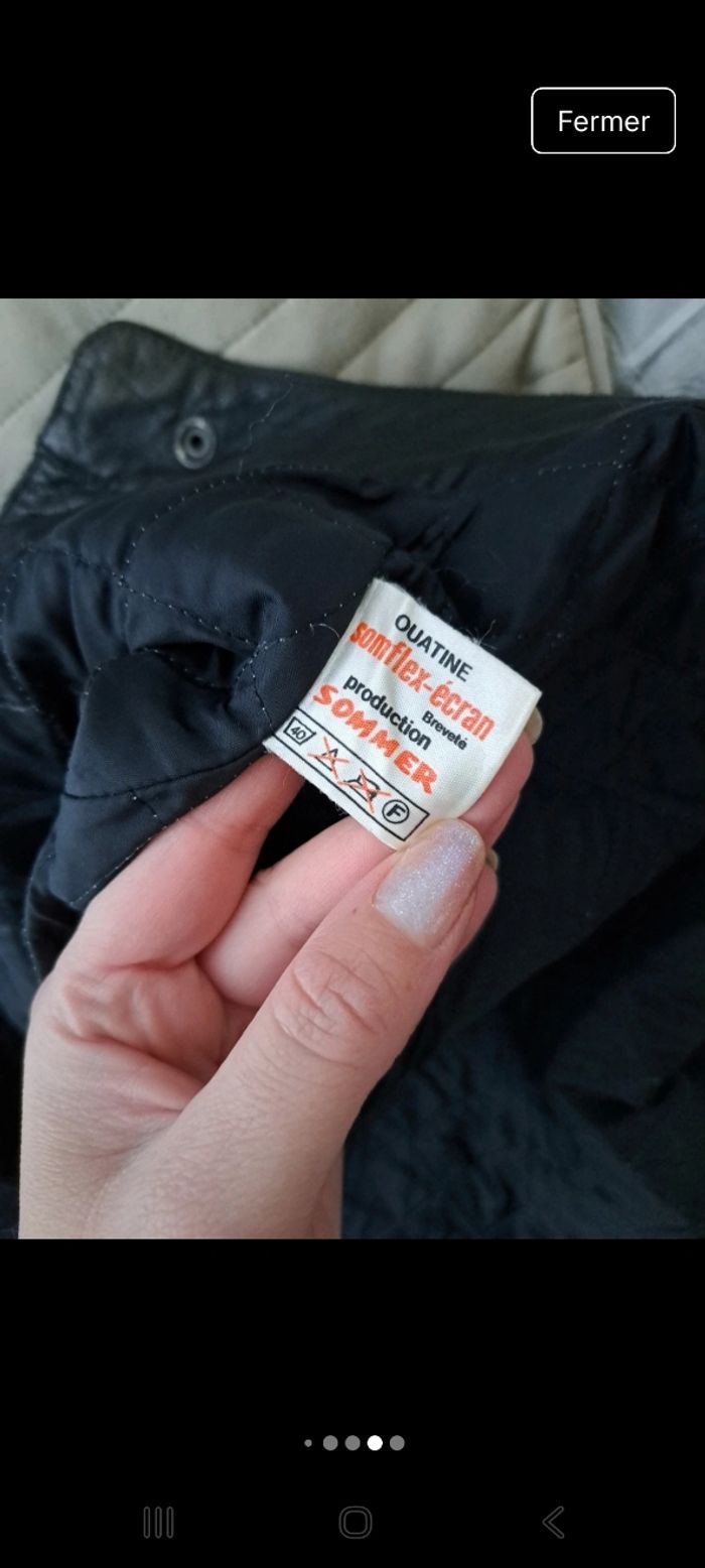 Veste motarde vintage T 38 - photo numéro 6