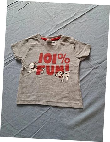 T-shirt Disney 101 Dalmatiens 68 cm neuf