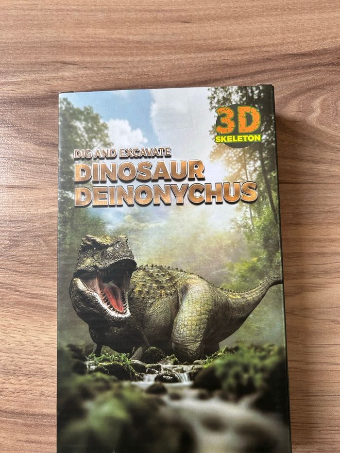 Kit de fouille Dinosaure Deinonychus Squelette 3D à construire Neuf - photo numéro 2
