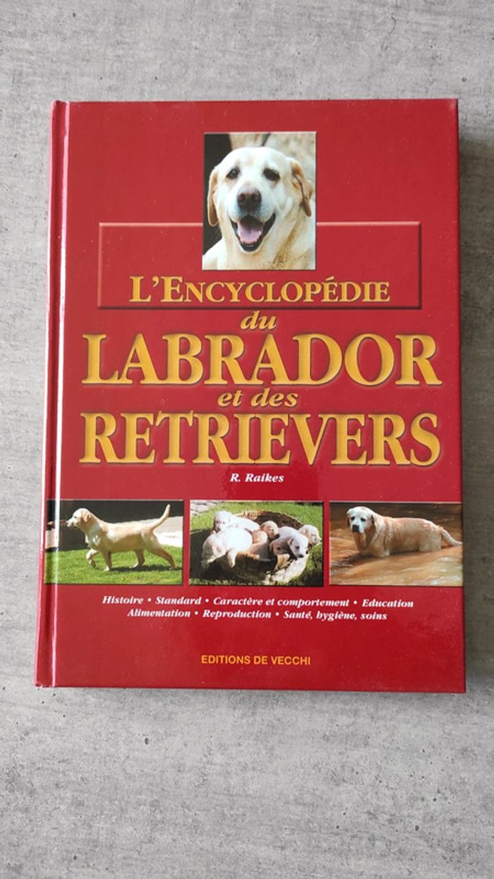 Livre sur le labrador retriever