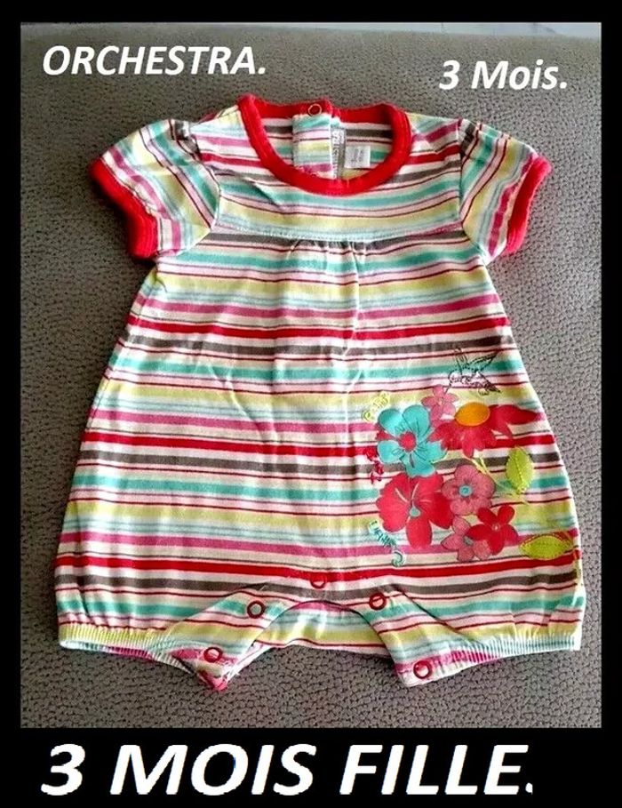 Lot vêtements bébé fille pour l'été taille 3 Mois - photo numéro 6