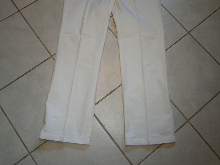 Jeans blanc cassé J. RIU Taille 42 - photo numéro 4