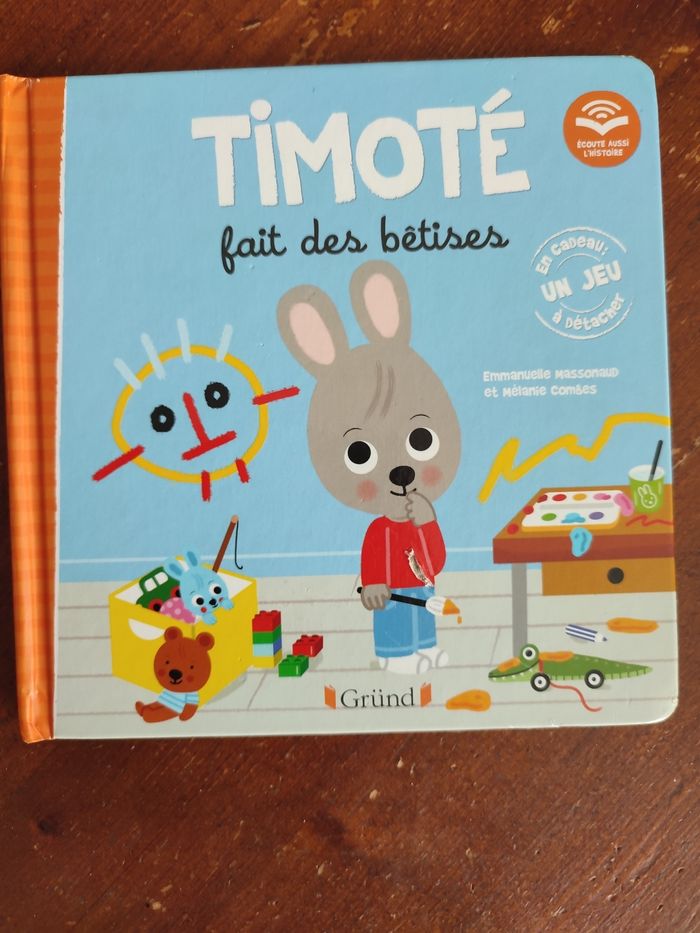 Lot de 2 livres : l'âne Trotro se déguise et Timoté fait des bêtises - photo numéro 4