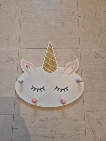 Porte manteau mural licorne