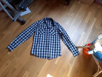 Chemise manches longues carreaux