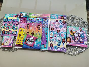 Lot stickers gommettes autocollants Gabby's Dollhouse