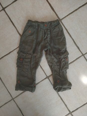 Cargo kaki tape a l'oeil 4ans