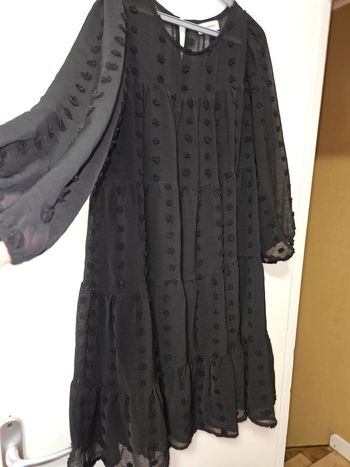 Robe voile noire Ikoone & bianka