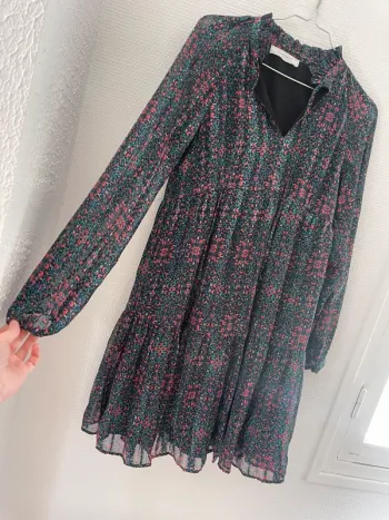 Robe fluide à fleurs