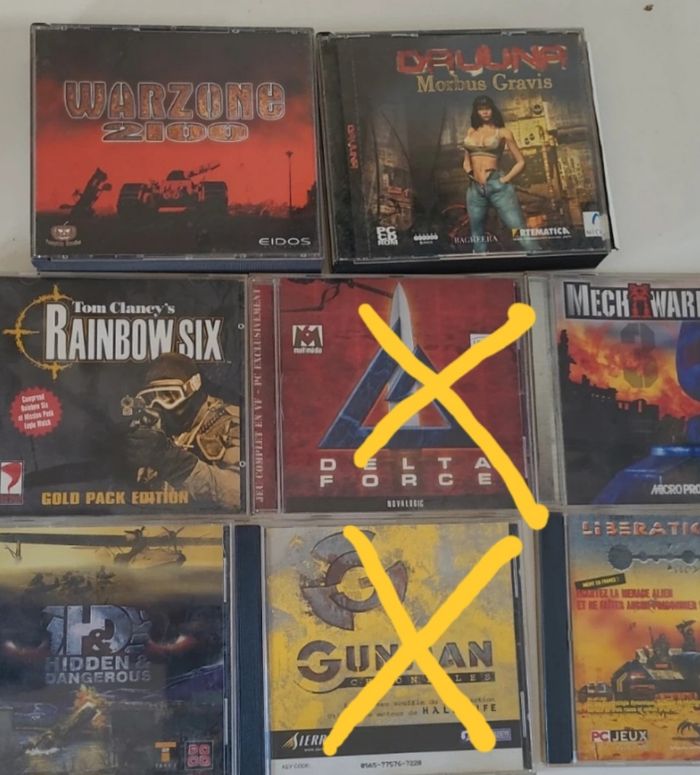 Lot jeux pc - photo numéro 1