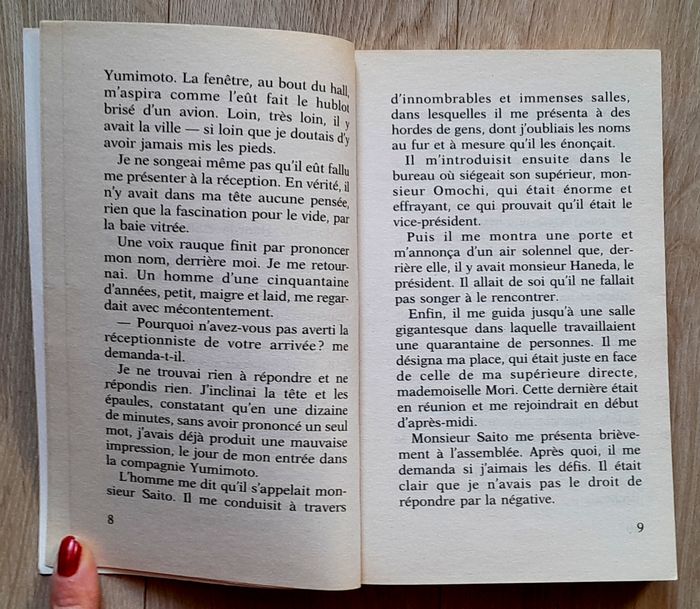 Amélie Nothomb - stupeur et tremblements - photo numéro 5
