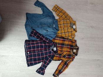 Lots de 4 chemises garçon