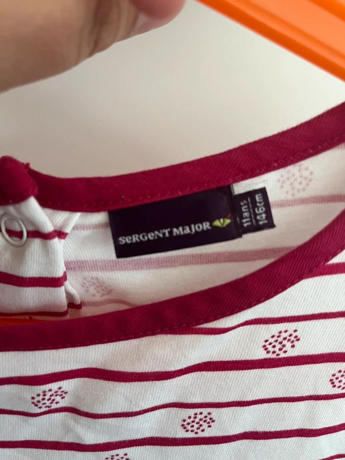 Robe bicolore 11ans Sergent Major - photo numéro 5