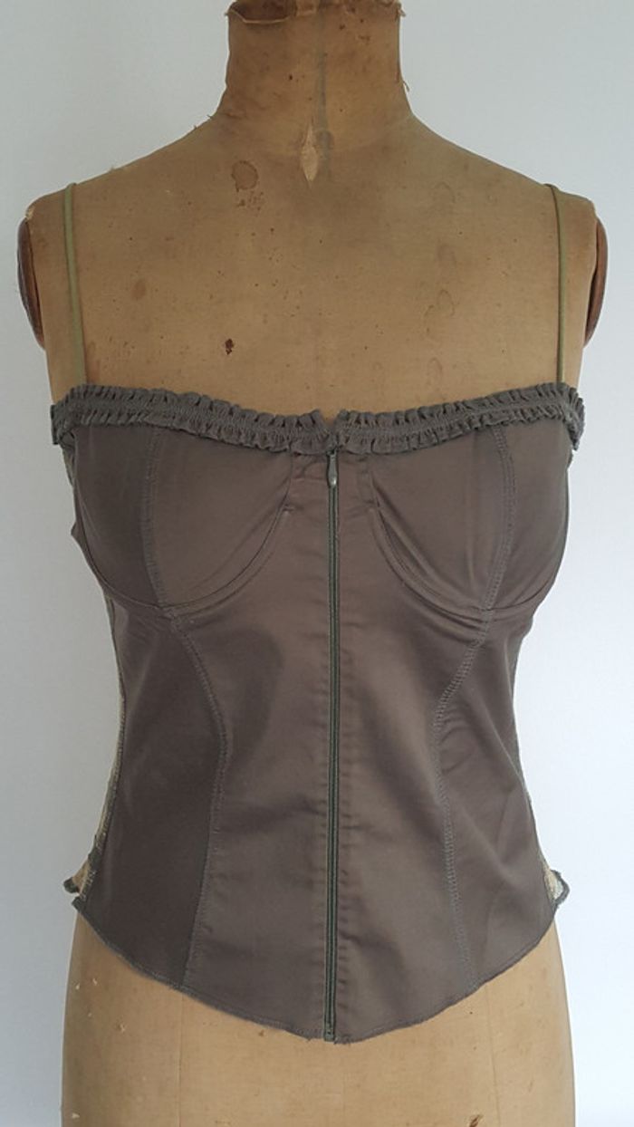 Bustier kaki camouflage 40 - photo numéro 2