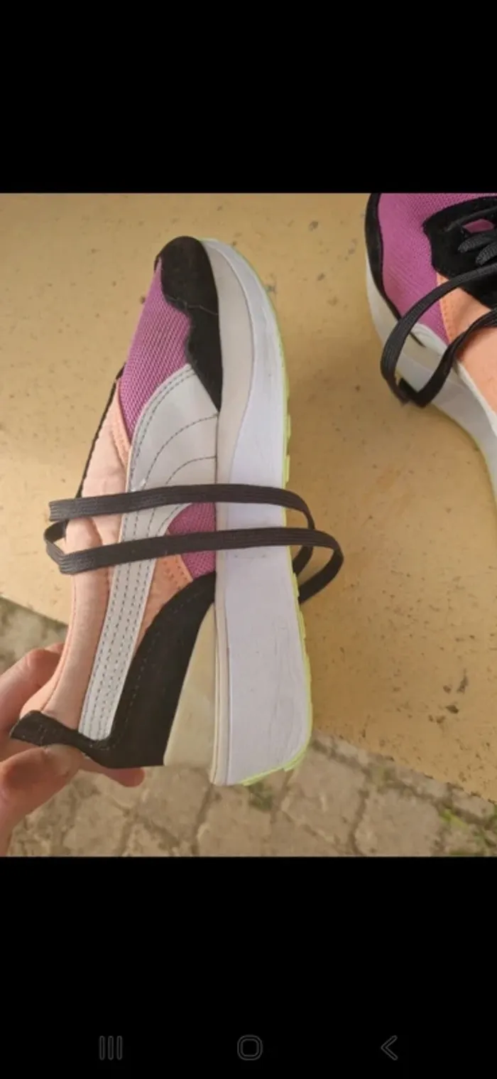 Basket Puma Cruise Rider Silk Road Wn's taille 37 Fizzy Melon-ebony - photo numéro 4