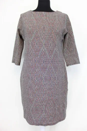 geometrics Robe Camaïeu - Motif Losanges & Fils Brillants