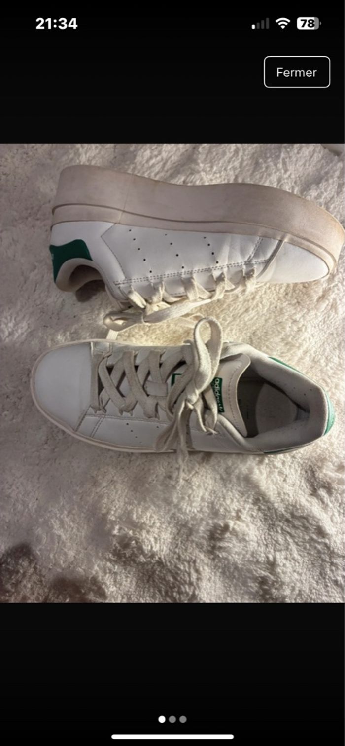Adidas Stan smith à plateforme
