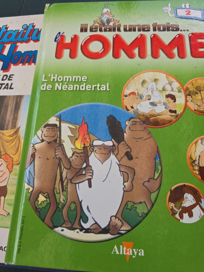 Lot 2 livres l homme Neandertal  #orianabllivre - photo numéro 2