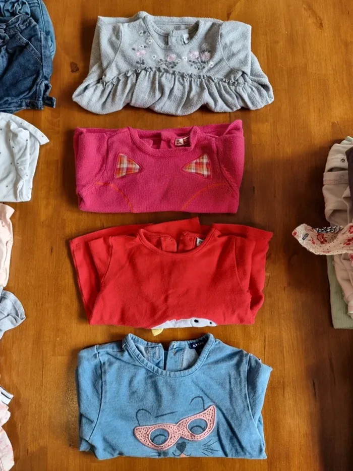 Lot vêtements bébé fille 12 mois - photo numéro 11