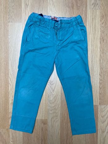 Pantalon vert turquoise