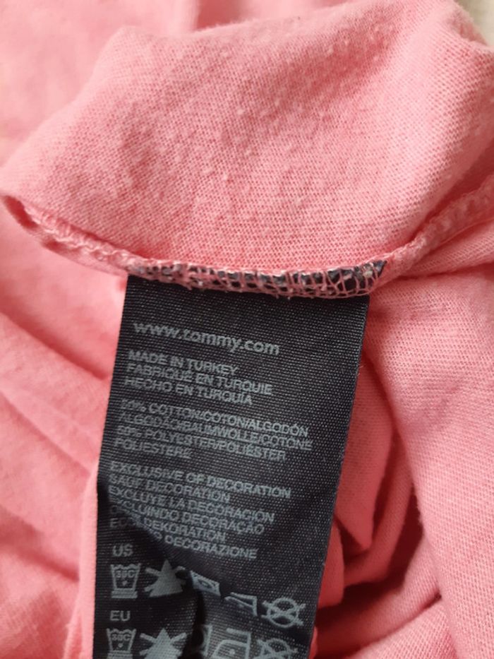 Tee shirt rose Hilfiger denim T40 - photo numéro 7