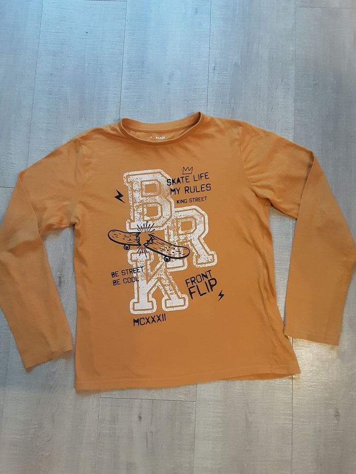 Tee shirt manches longues 12 ans Kiabi