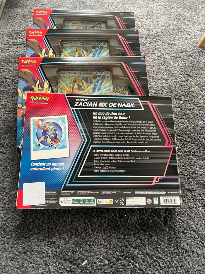 Coffret pokémon zacian ex de nabil - photo numéro 6