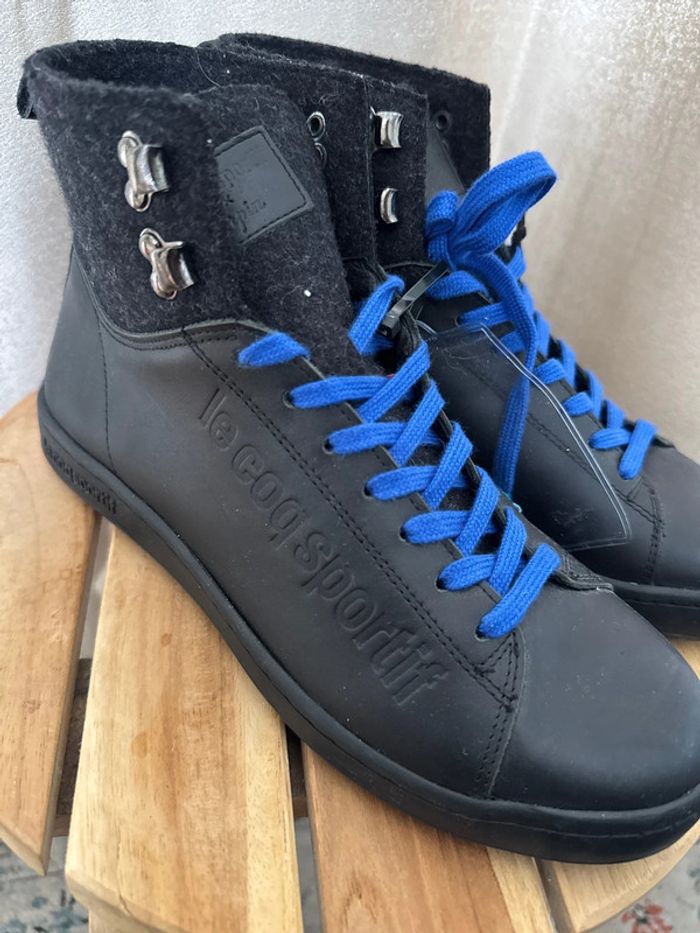 Bottines Le Coq Sportif noires neuves – Taille 38 - photo numéro 5