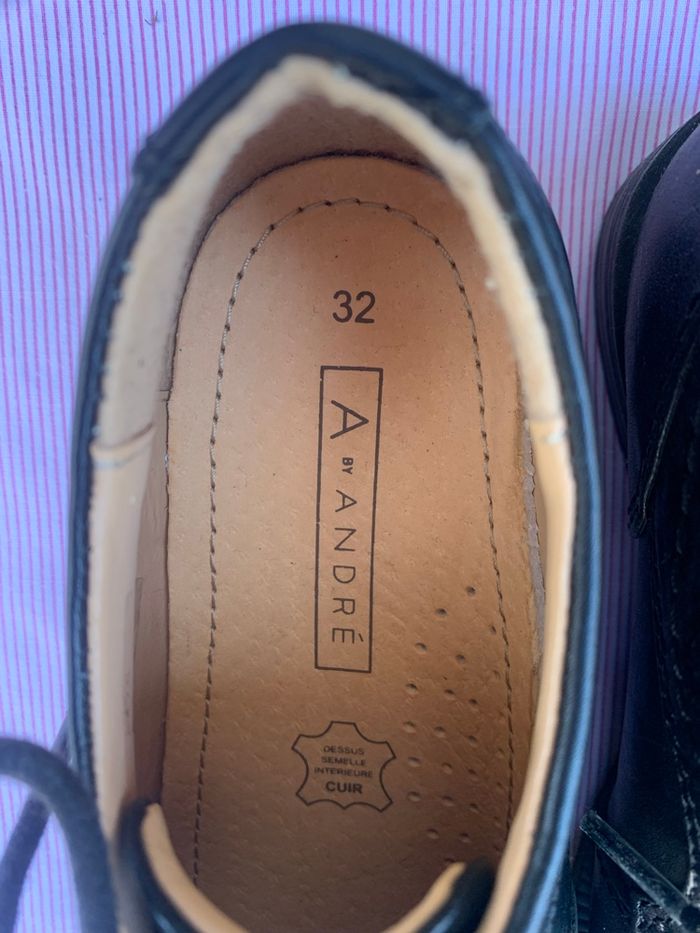 Chaussures de cérémonie garçon 32 en cuir - photo numéro 2