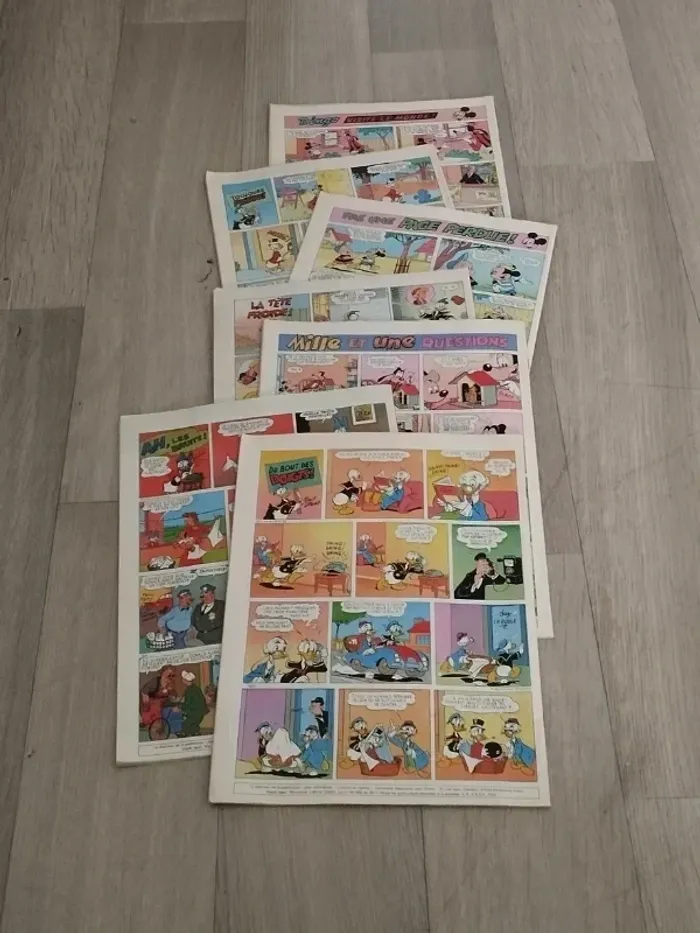 Lot Vintage 7 magazines Journal de Mickey année 1983 L058 - photo numéro 4