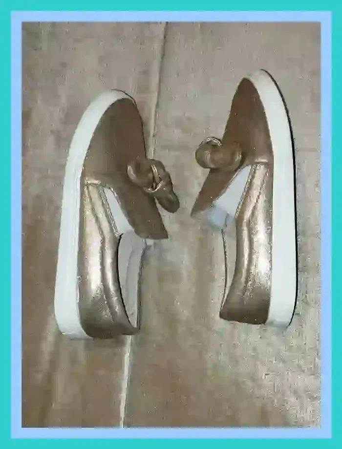 Ballerine dorée pailletée fille pointure 35  7563442709 - photo numéro 7