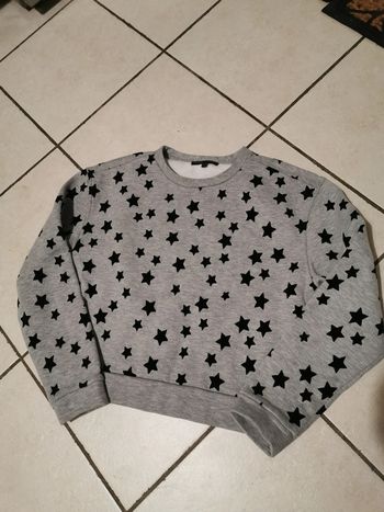 Maje sweatshirt court molletonné