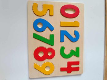 Puzzle en bois : Les chiffres