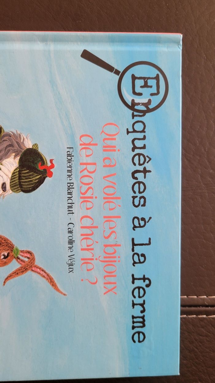 Livre " Enquêtes à la ferme . Qui a volé les bijoux de Rosie chérie ?  " - photo numéro 2