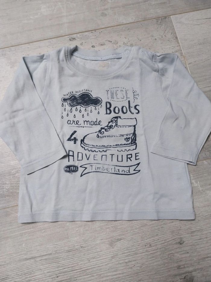 Tee-shirt manches longues 12 mois timberland