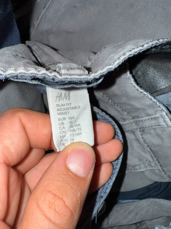 Pantalon H&M gris 14ans - photo numéro 4