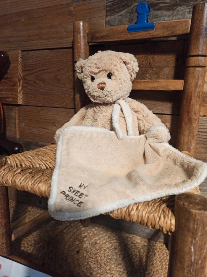 Peluche doudou ours Bukowski tbe my sweet prince - photo numéro 3