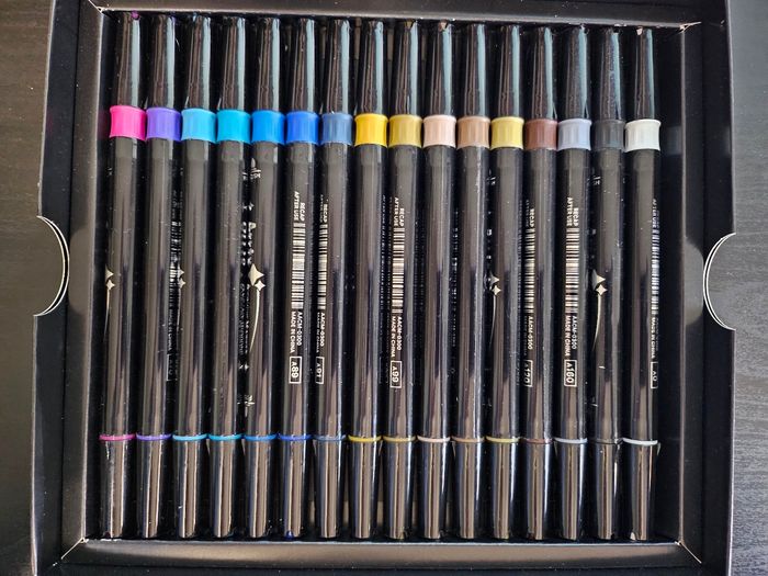 Arrtx marqueurs acryliques double pointe set de 32 - photo numéro 4