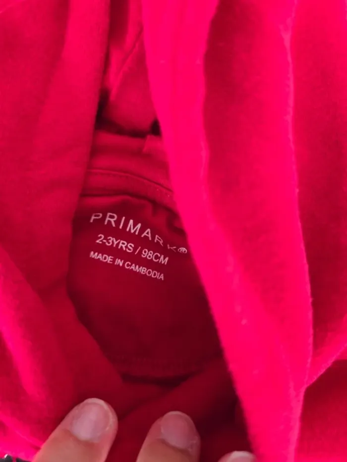 Sweat rouge à capuche - photo numéro 3