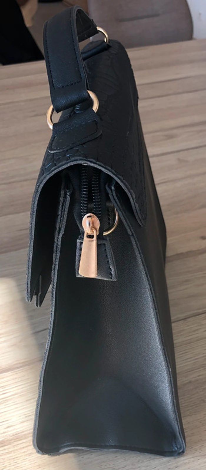 Sac cartable noir - photo numéro 4