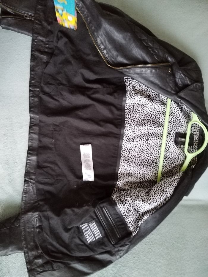 Blouson cuir femme Taille 38 - photo numéro 7