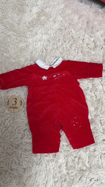 Pyjama rouge velours