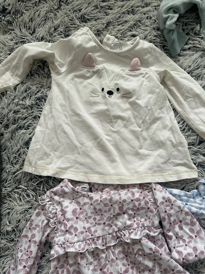 T-shirt robe, bébé fille - photo numéro 9
