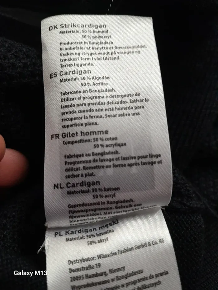 Gilet homme bleu marine Straight Up taille M - photo numéro 4