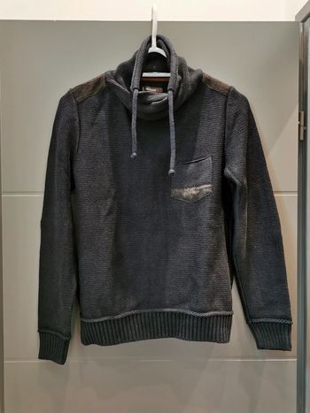 Pull à col Devred bleu marine