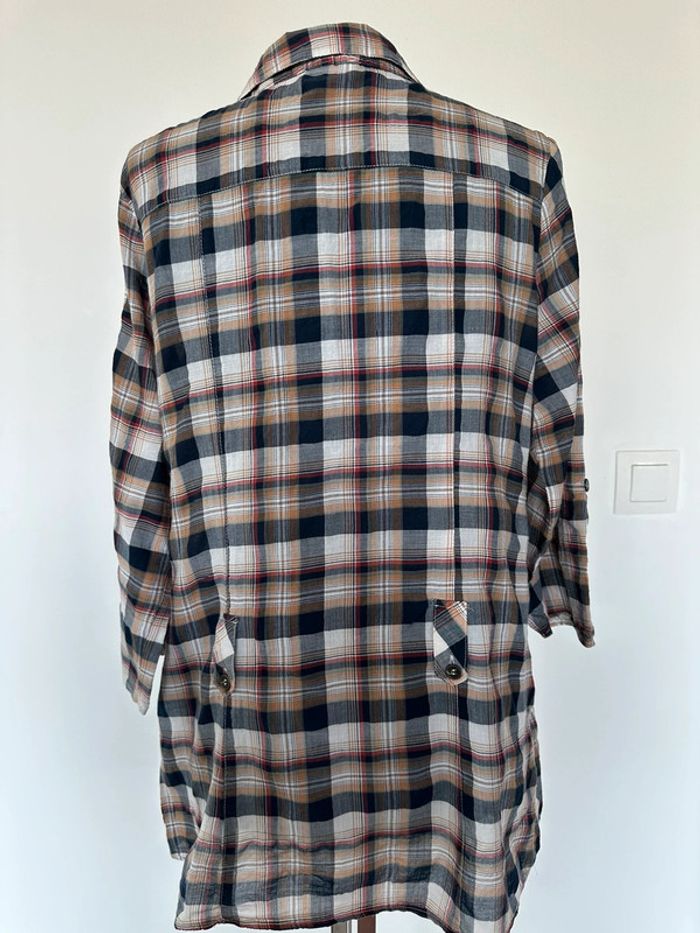 Chemise tunique à carreaux Cache Cache - photo numéro 4
