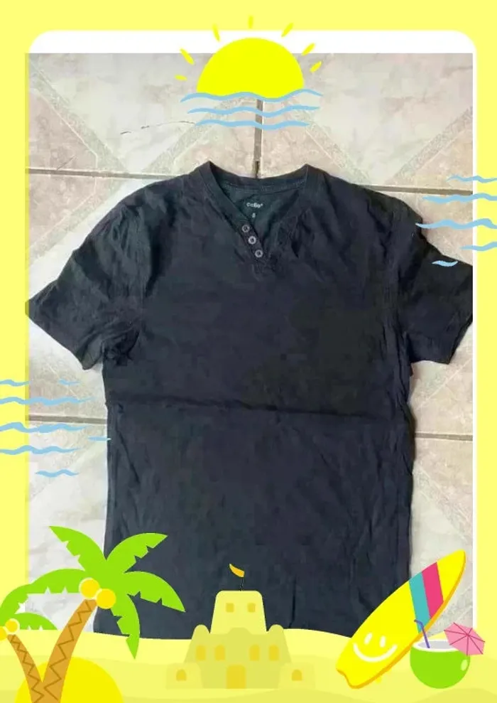 T shirt noir Celio S