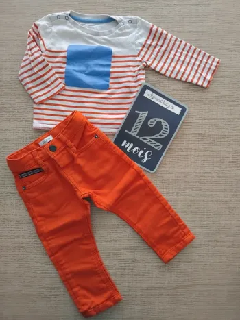 Ensemble 12 mois / 74-80 cm