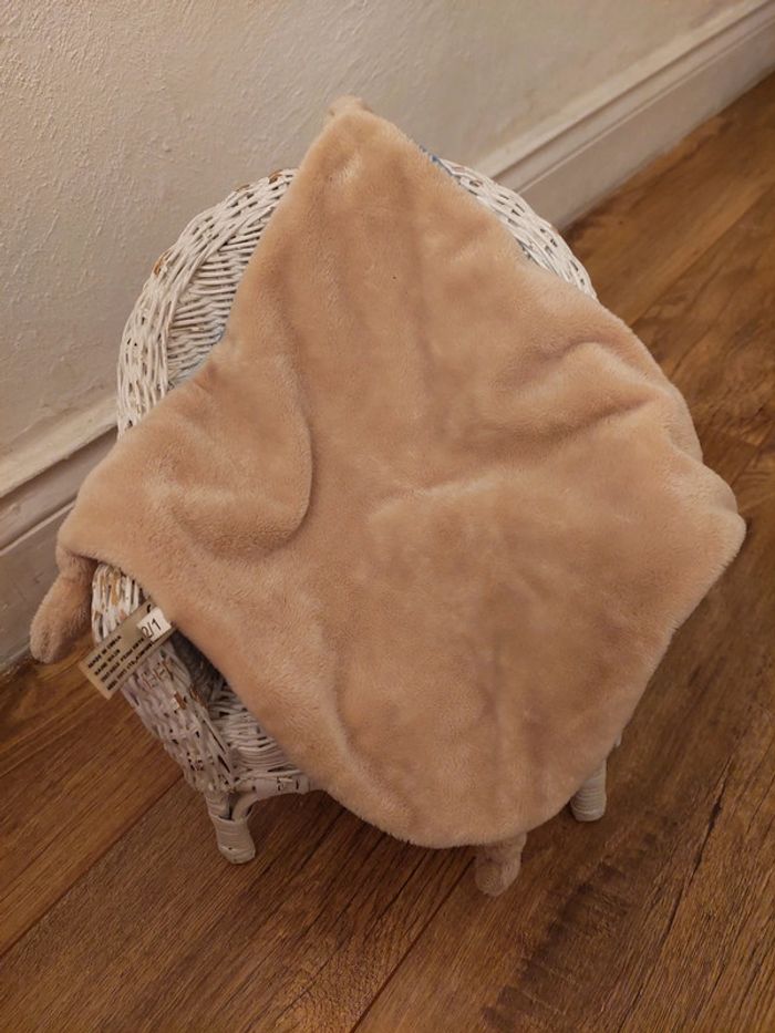 Doudou plat chien vichy bleu Keel Toys - photo numéro 4