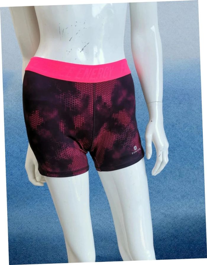 Short noir et rose Domyos taille XS